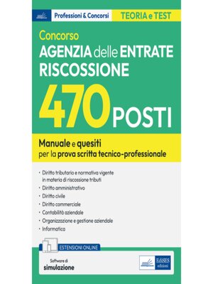 cover image of Concorso 470 posti Agenzia delle Entrate--Riscossione